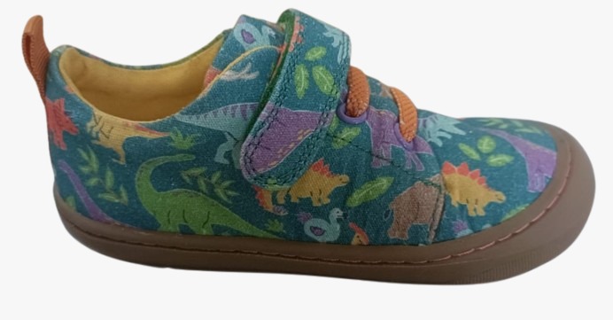 Dino Print Canvas Velcro Sneaker
