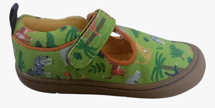 Jungle Animal Print T-Bar Shoe